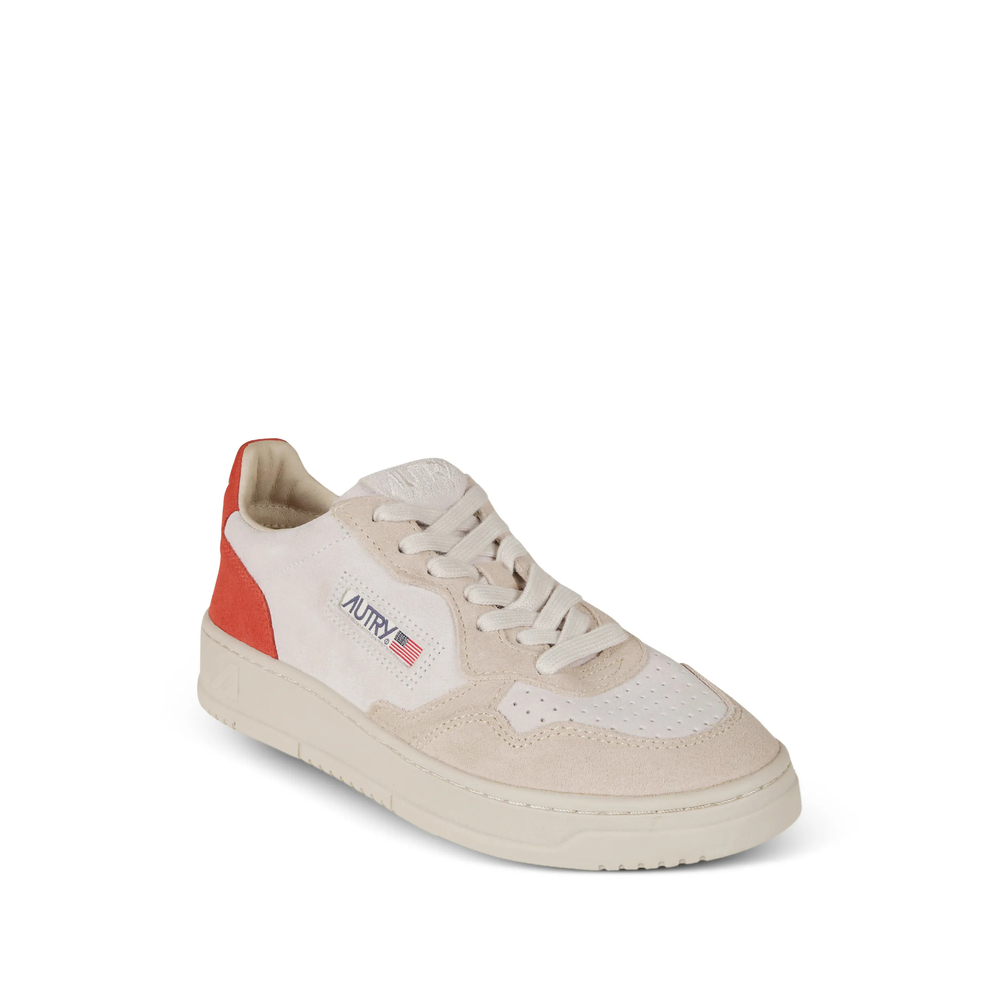 Lace-Up Perforated Sneakers