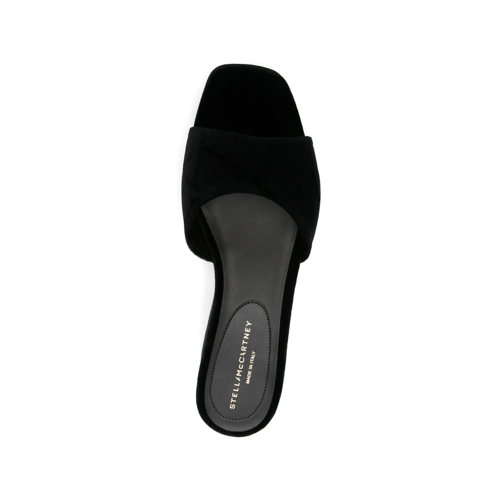 Velvet Platform Sandals