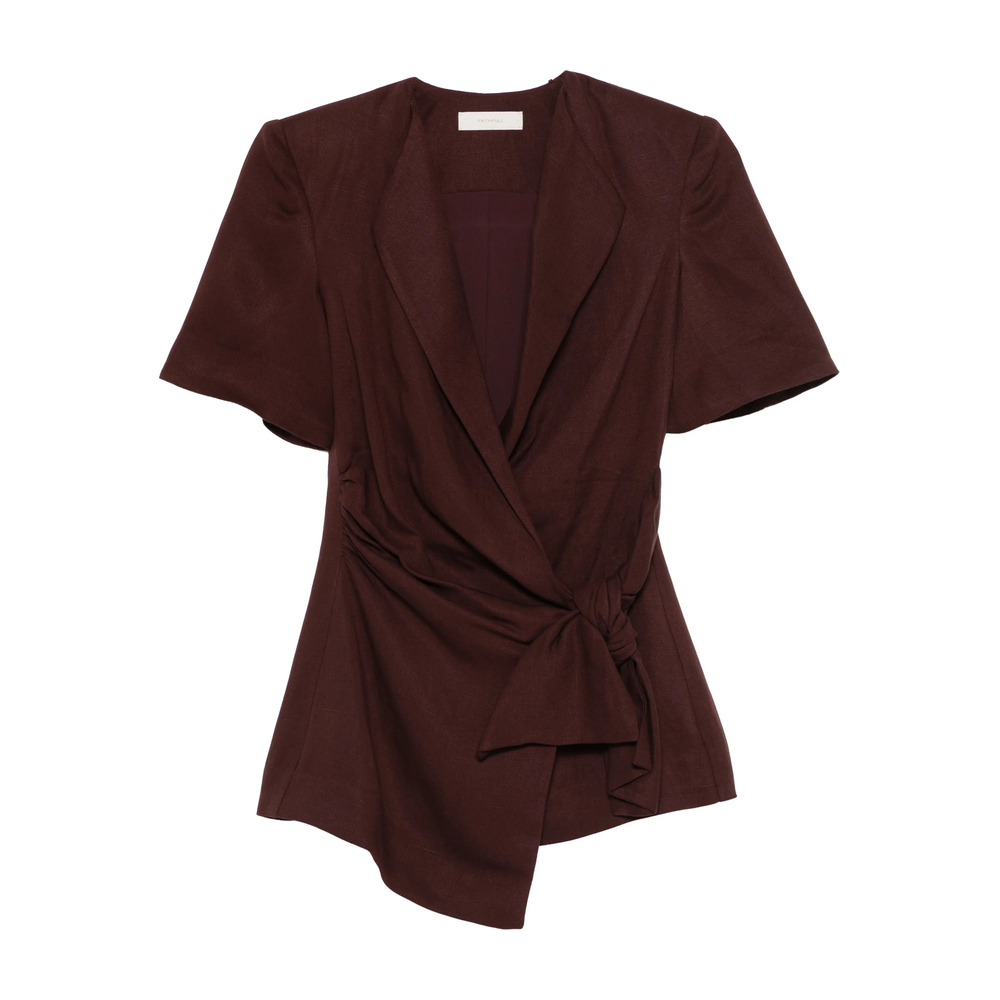 Faithfull The Brand Ida Tie-detail Jacket