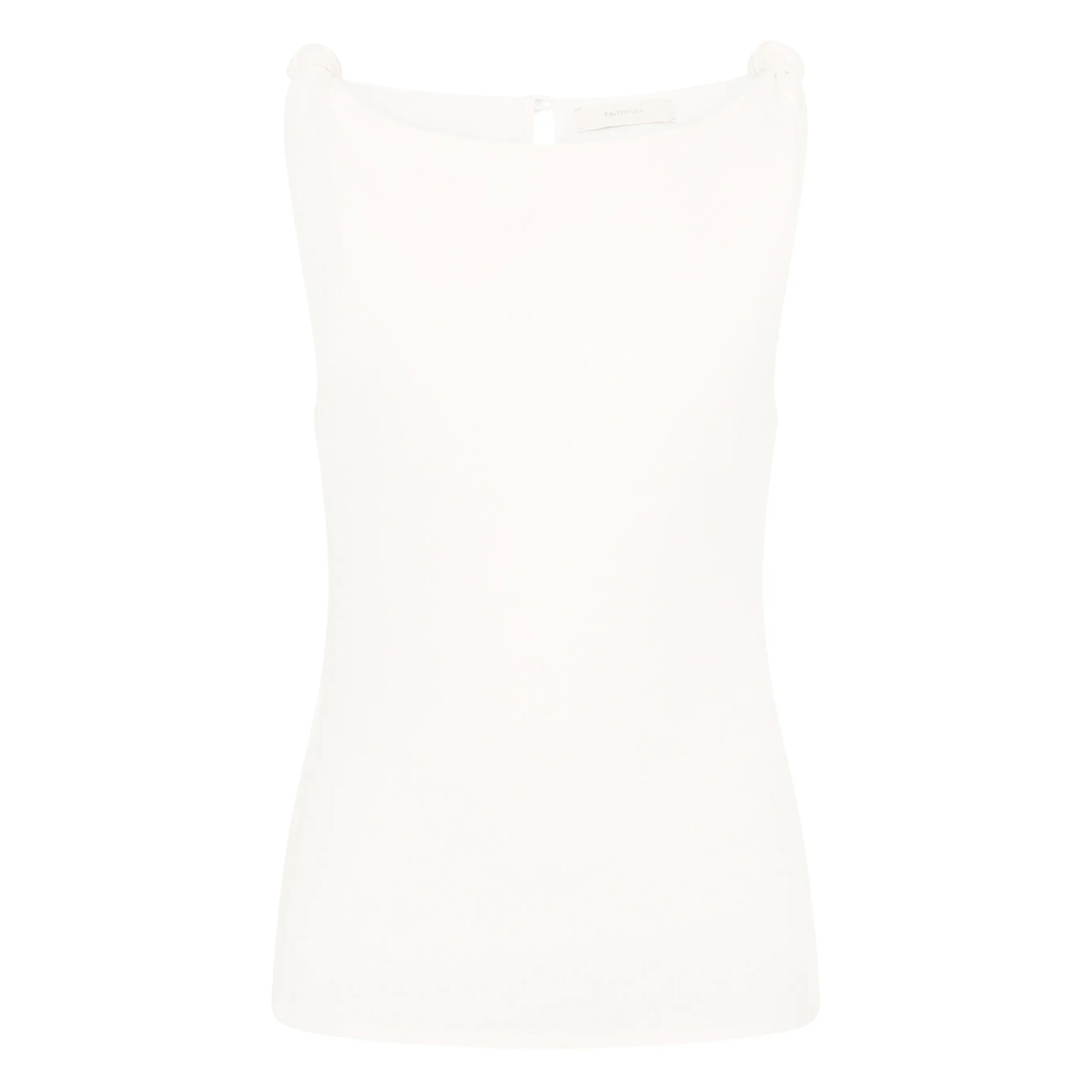 Faithfull The Brand Flor Knot-detail Top