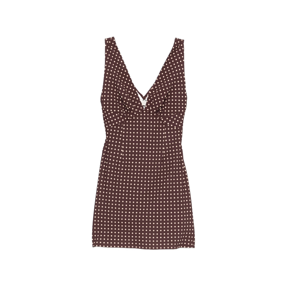 Faithfull The Brand Graciela Polka-dot Mini Dress