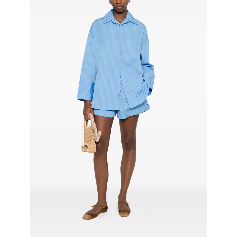 Clemente Chest-Pocket Striped Shirt