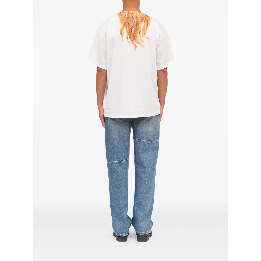 Mm6 Maison Margiela Hair-Print T-Shirt