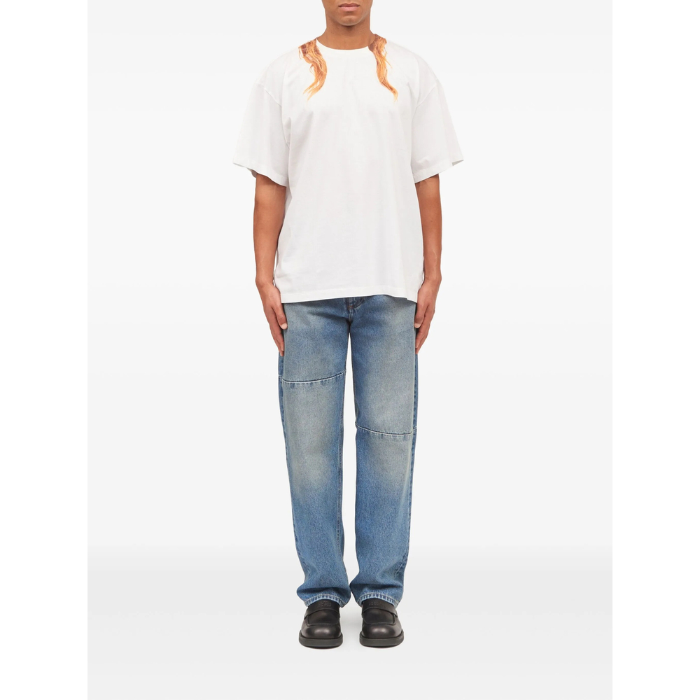 Mm6 Maison Margiela Hair-Print T-Shirt