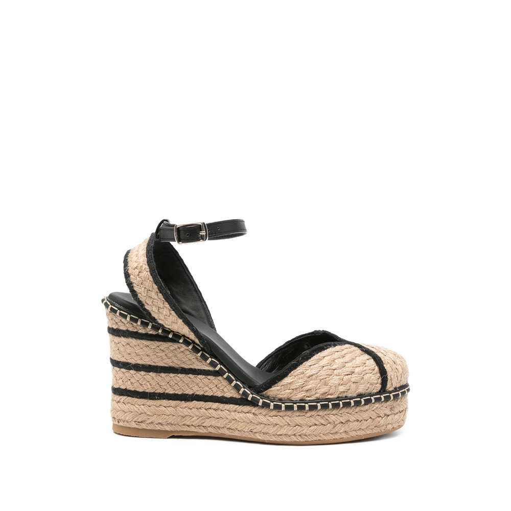 Castañer Striped Wedge Espadrilles