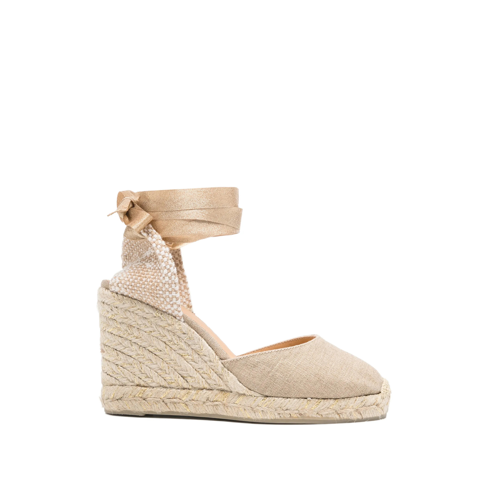 Castañer Carina Tie-fastening Wedge Espadrilles