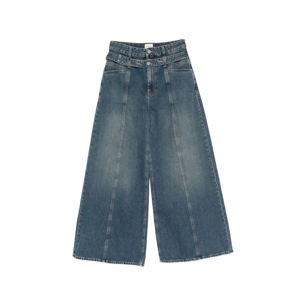 Closed Zoya-X Panelled Wide-leg Jeans