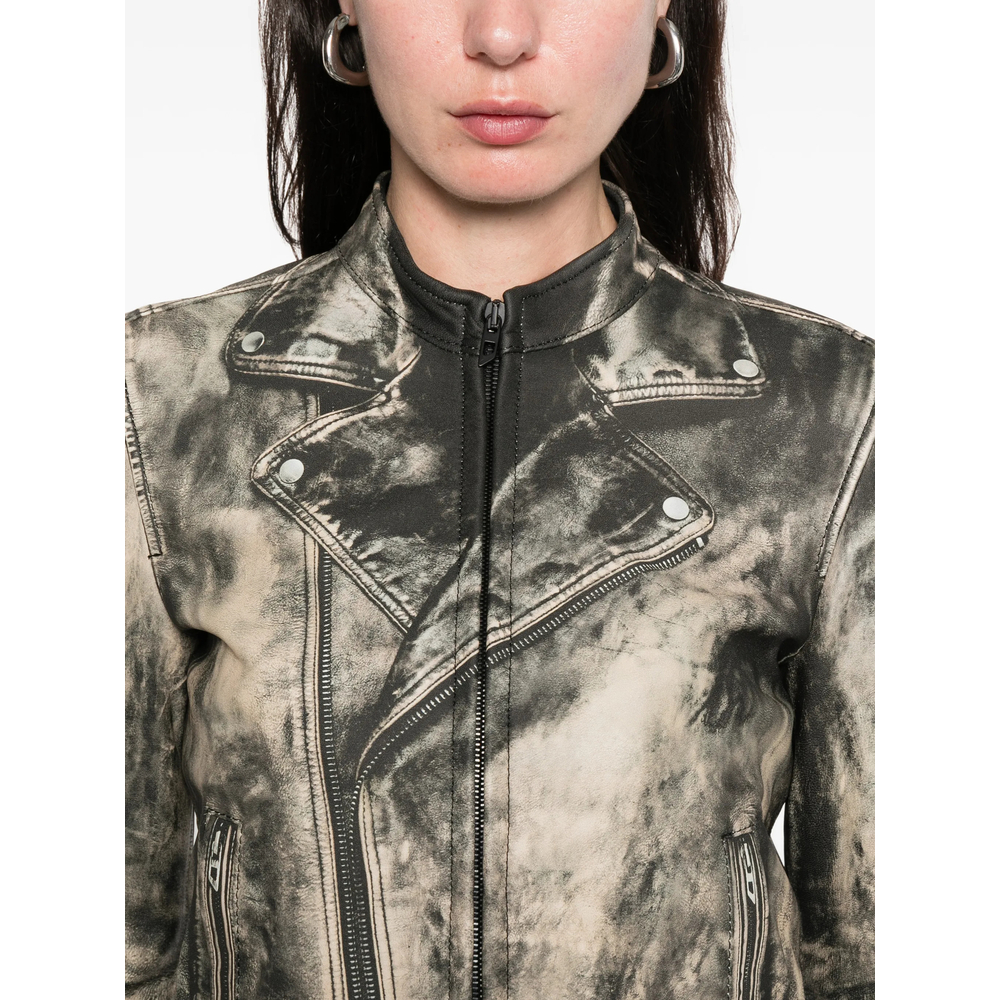 L-Uxure Zip-Fastening Jacket