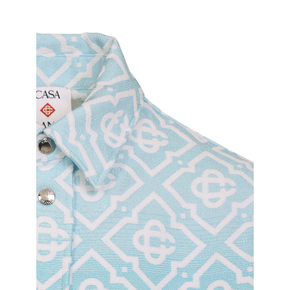 Monogram Gradient Jacquard Shacket Jacket