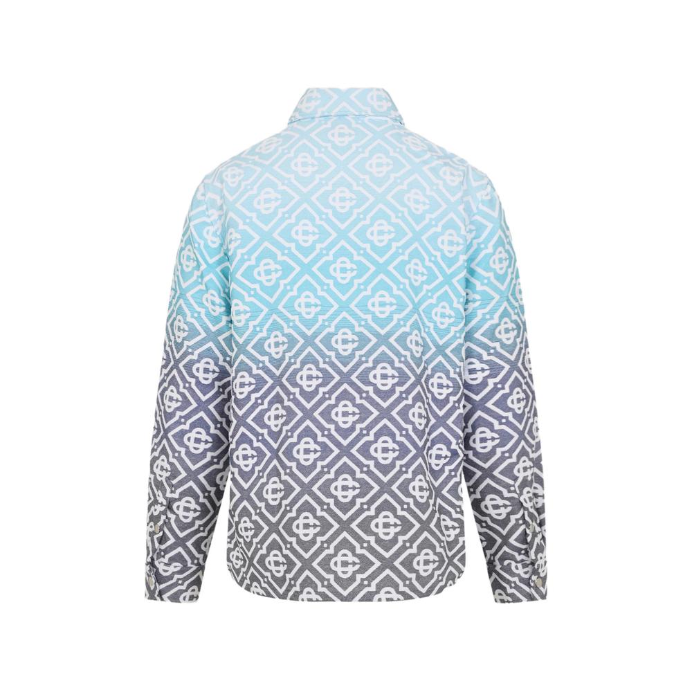Monogram Gradient Jacquard Shacket Jacket
