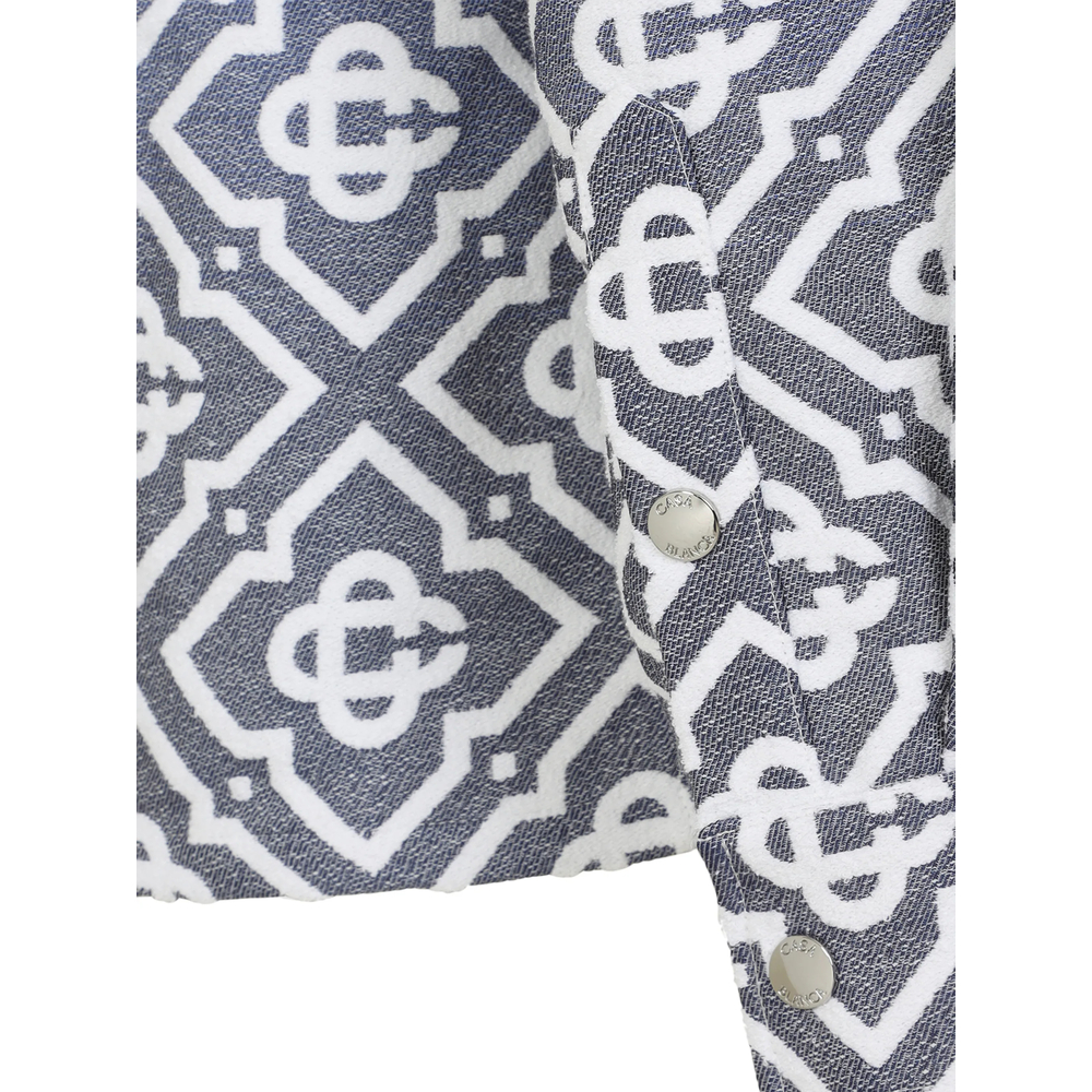Monogram Gradient Jacquard Shacket Jacket