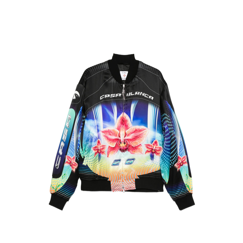 Casablanca Floral-print Bomber Jacket