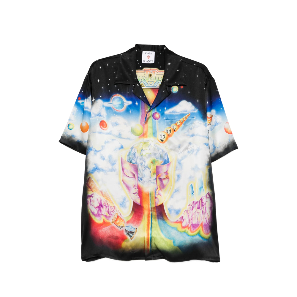 Casablanca Galaxy-pint Short-sleeve Shirt