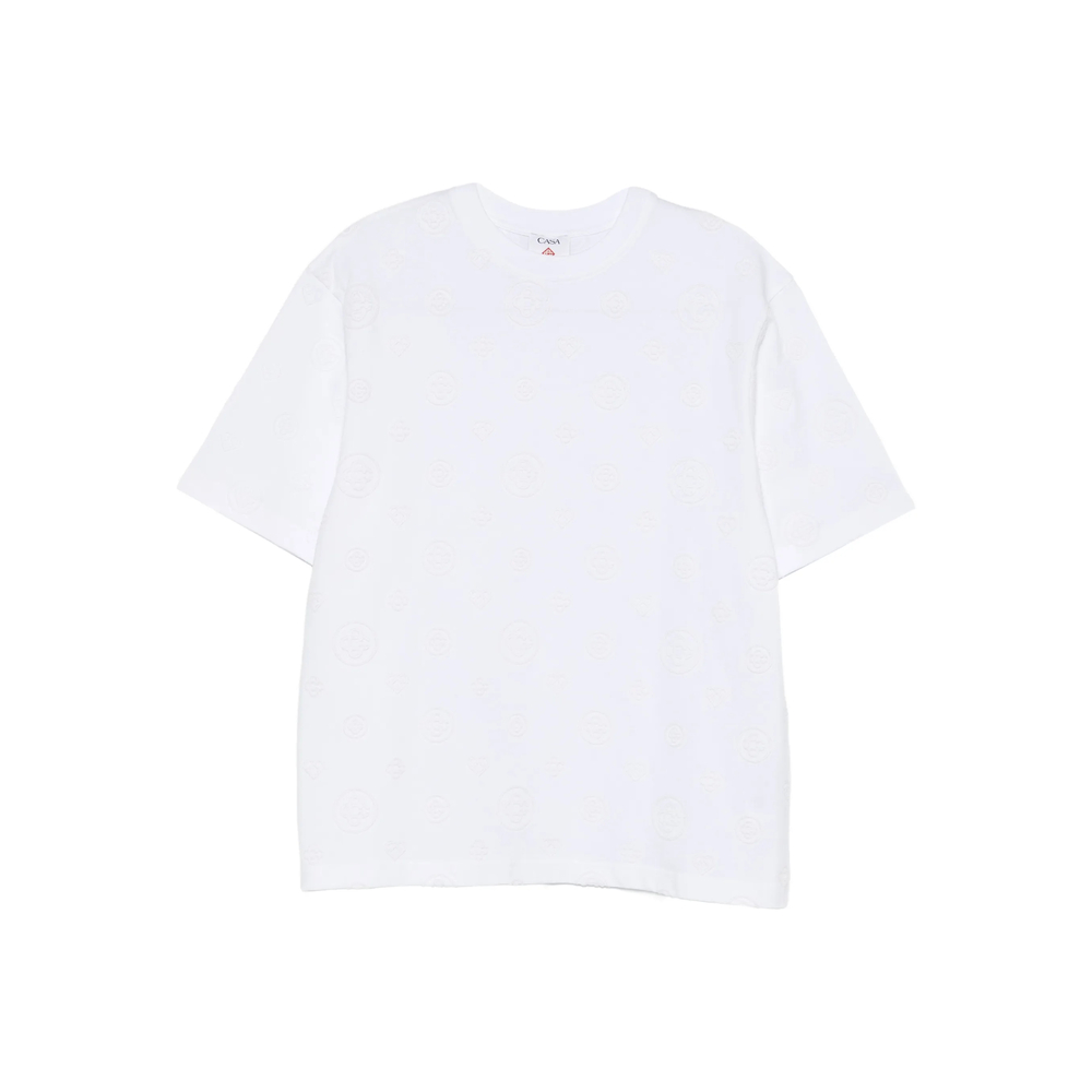 Appliqué Monogram Oversized Short-Sleeve T-Shirt