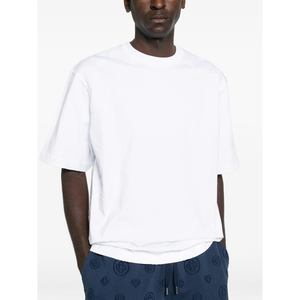 Appliqué Monogram Oversized Short-Sleeve T-Shirt