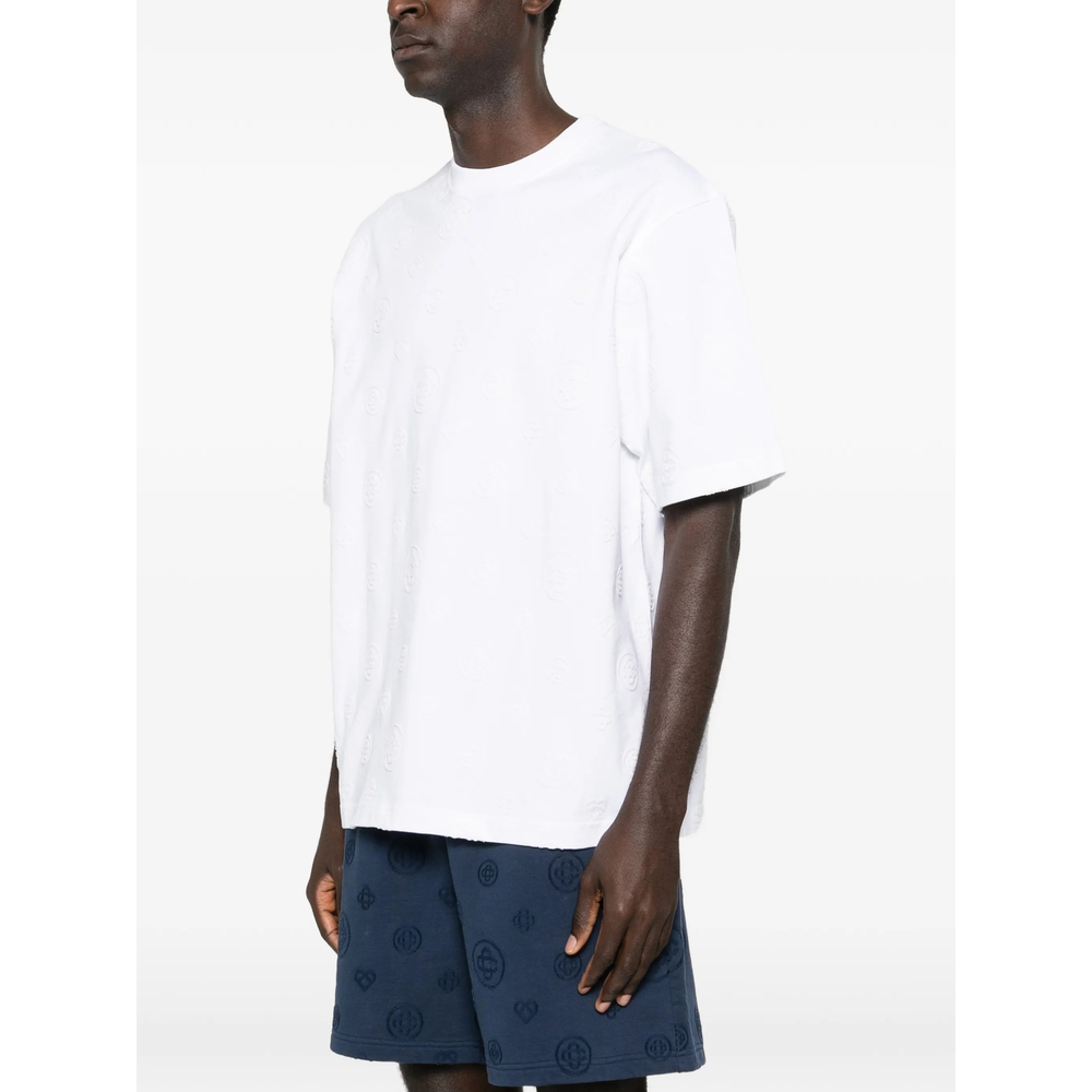 Appliqué Monogram Oversized Short-Sleeve T-Shirt