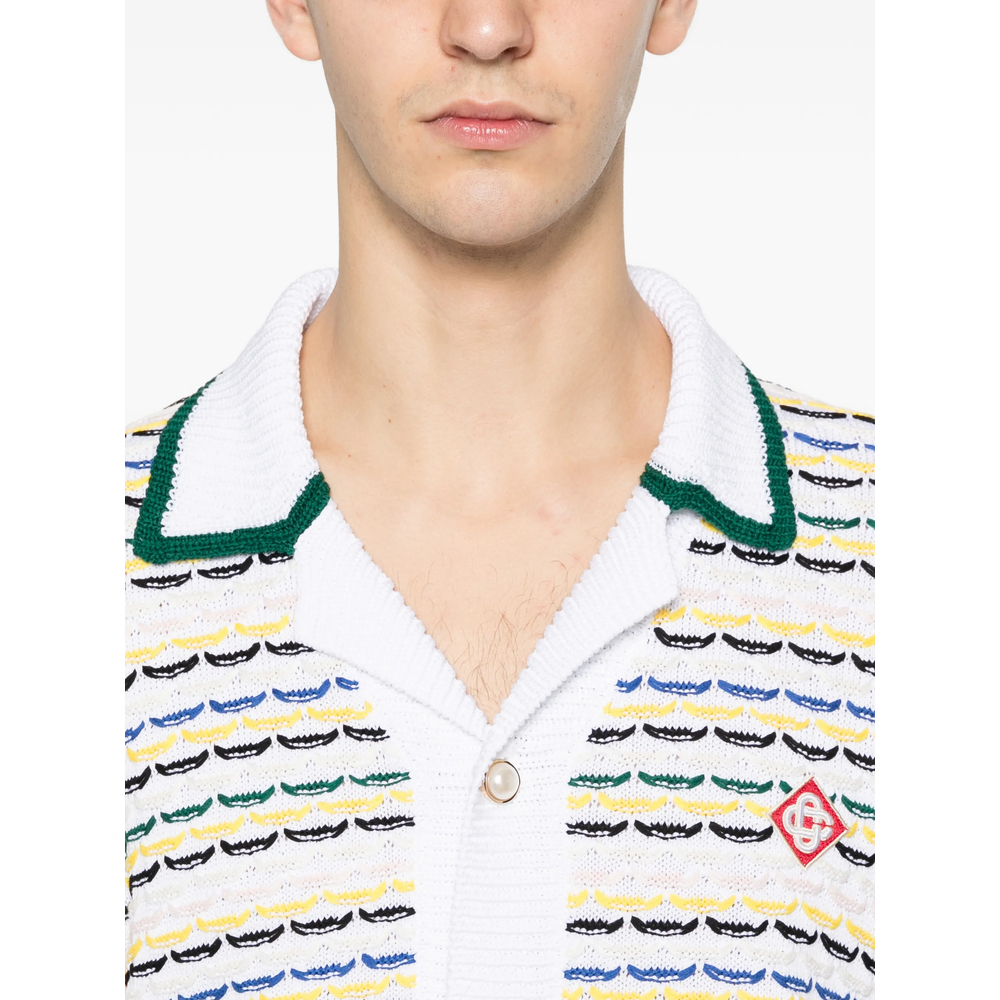 Tuck Stitch Short Sleeve Shirt