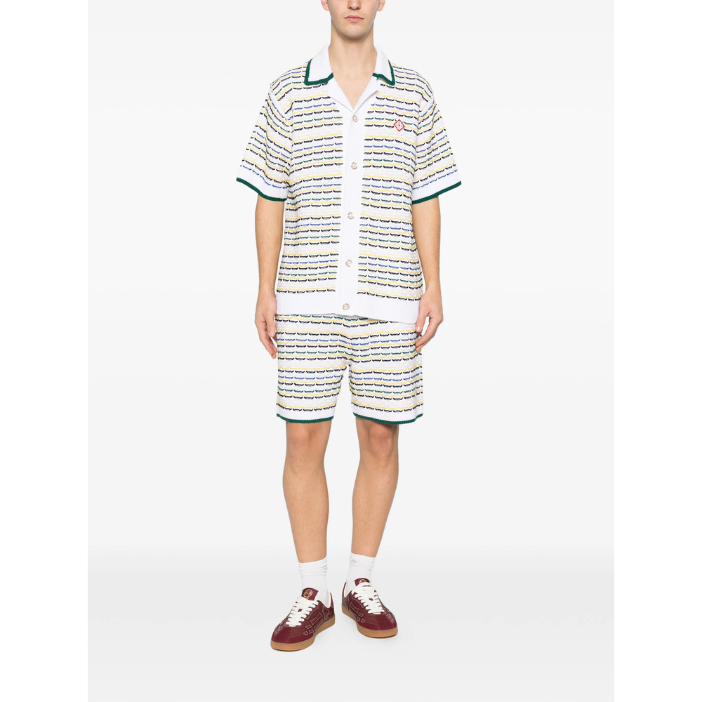Tuck Stitch Short Sleeve Shirt