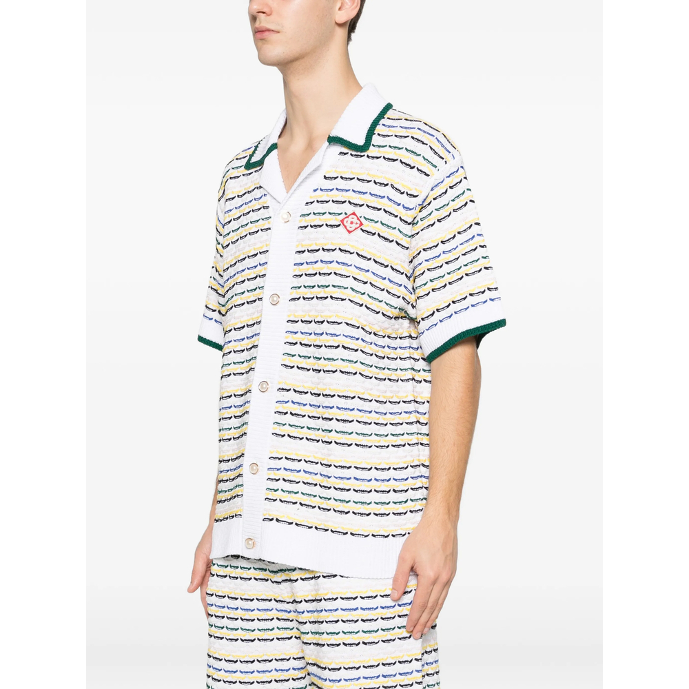 Tuck Stitch Short Sleeve Shirt