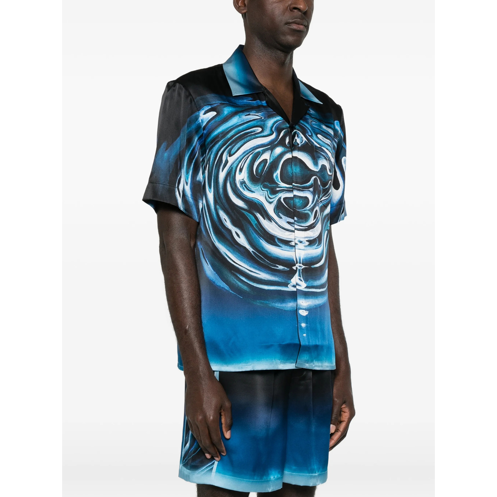 Warped Logo Repeat Shirt