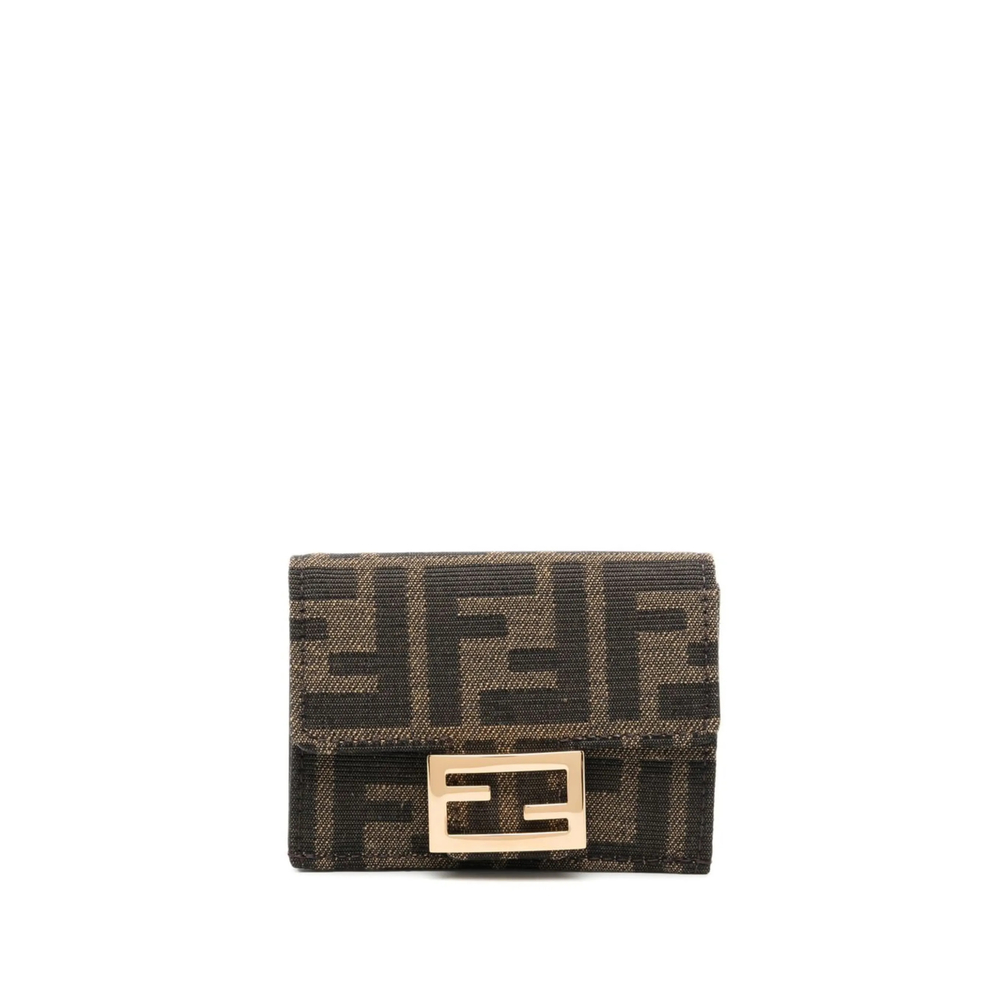 Fendi FF-logo Pattern Wallet