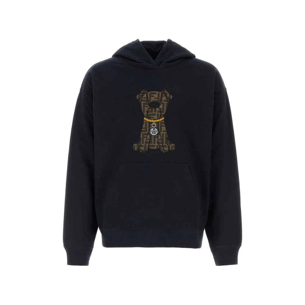 Fendi Dog-motif Cotton Hoodie