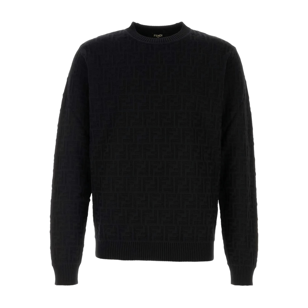 Fendi FF-pattern Cotton Sweater