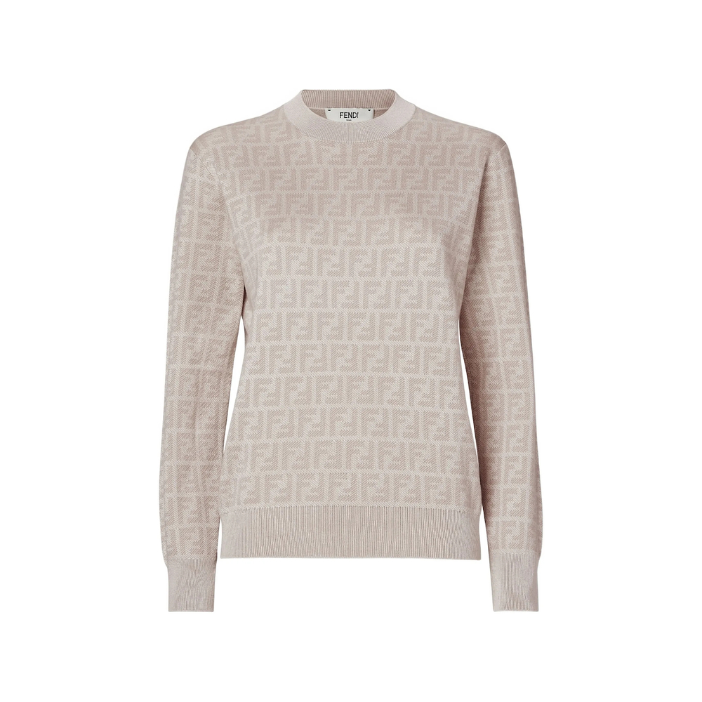 Fendi Jacquard FF Motif Sweater