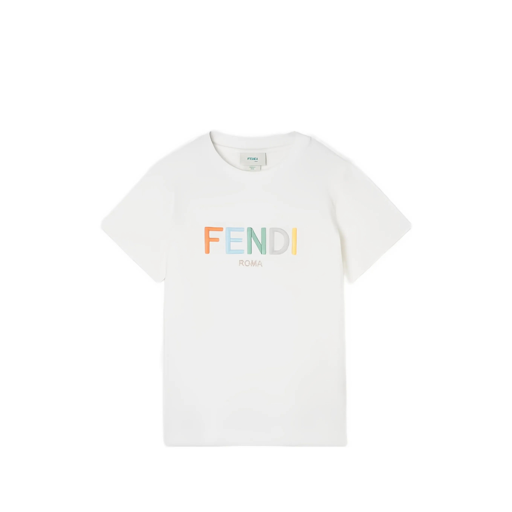 Fendi Logo-embroidered T-shirt