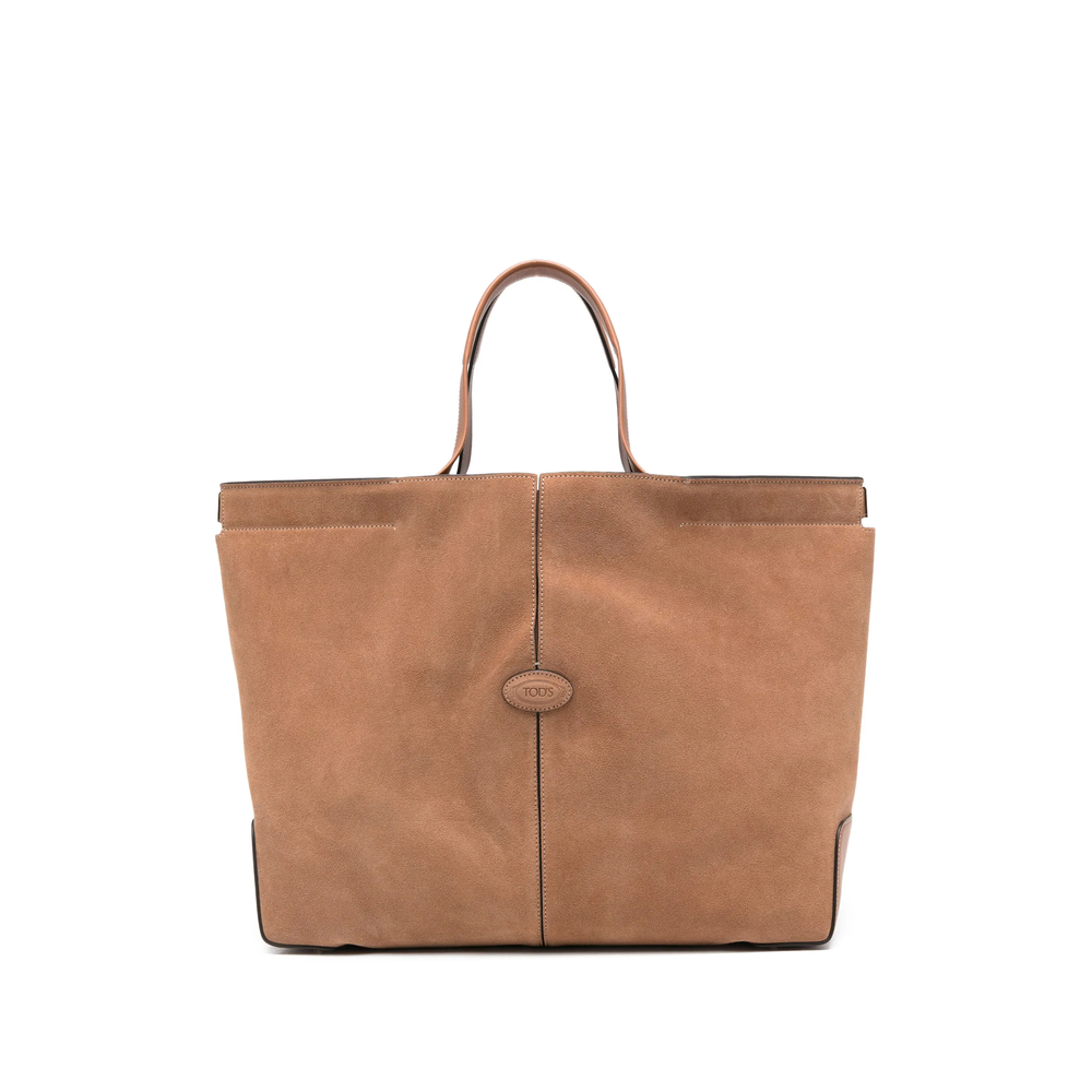 Tod's Medium Di Bag Folio Panelled Tote Bag