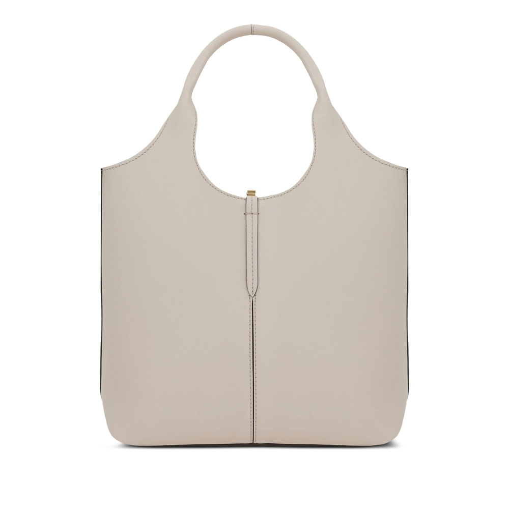Mini Tote Shopping Bag In Leather
