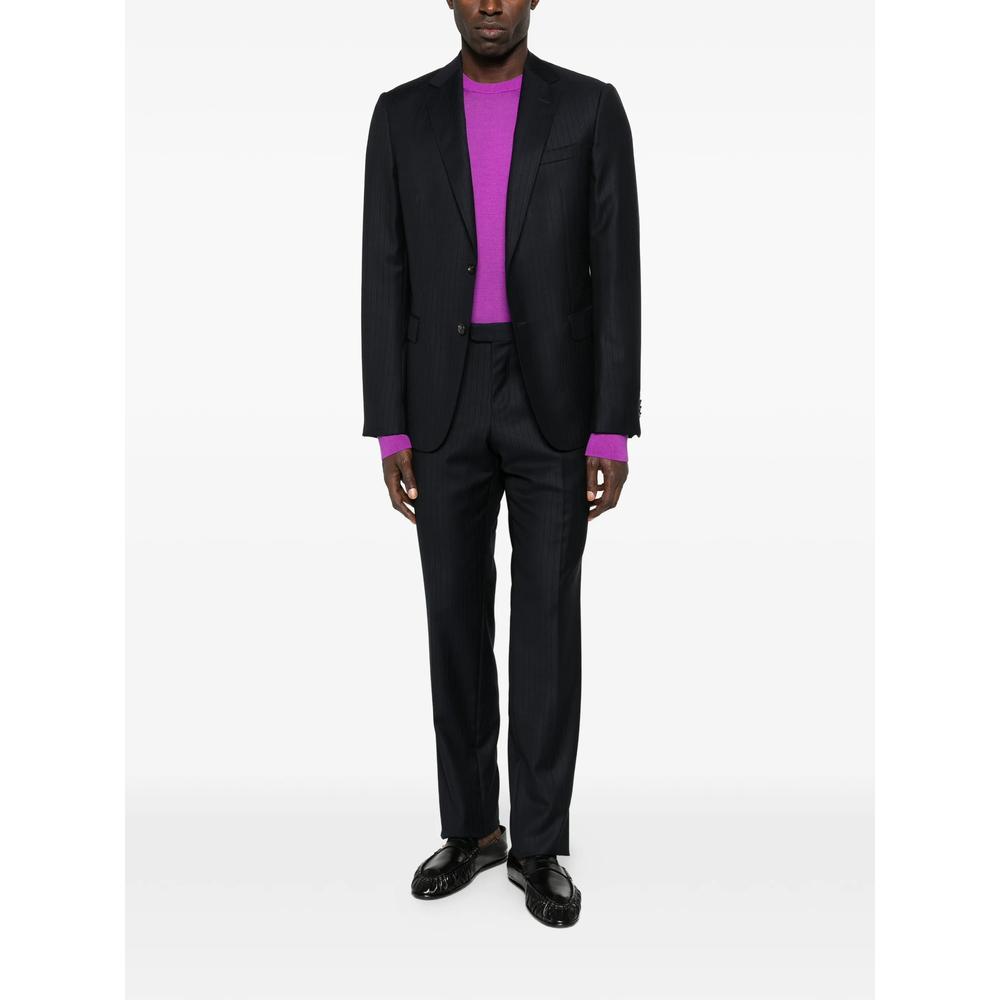 Fluid Silk Crew Neck Sweater