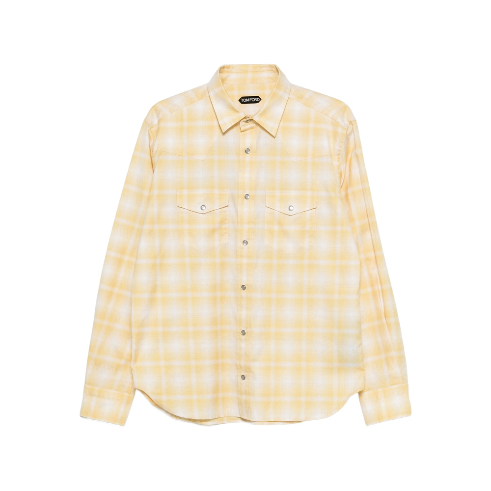 Tom Ford Chest-pocket Checked Shirt