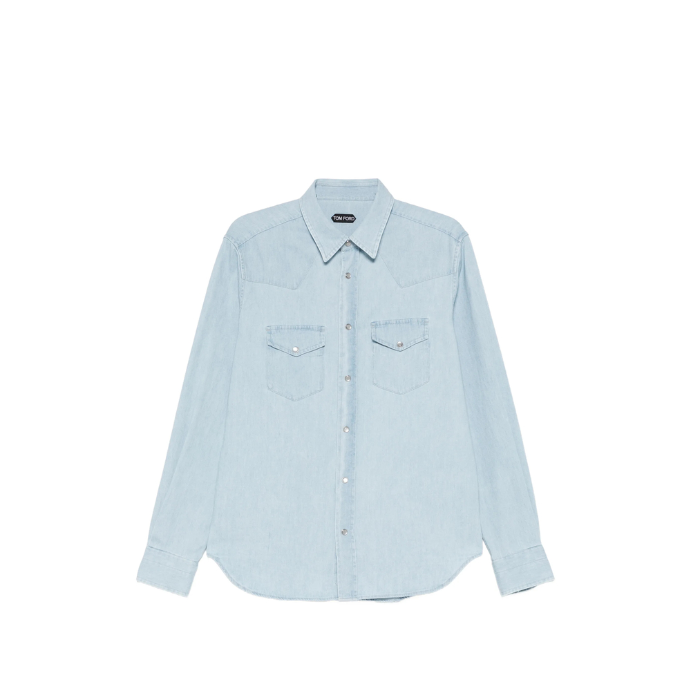 Tom Ford Chest-pocket Denim Shirt