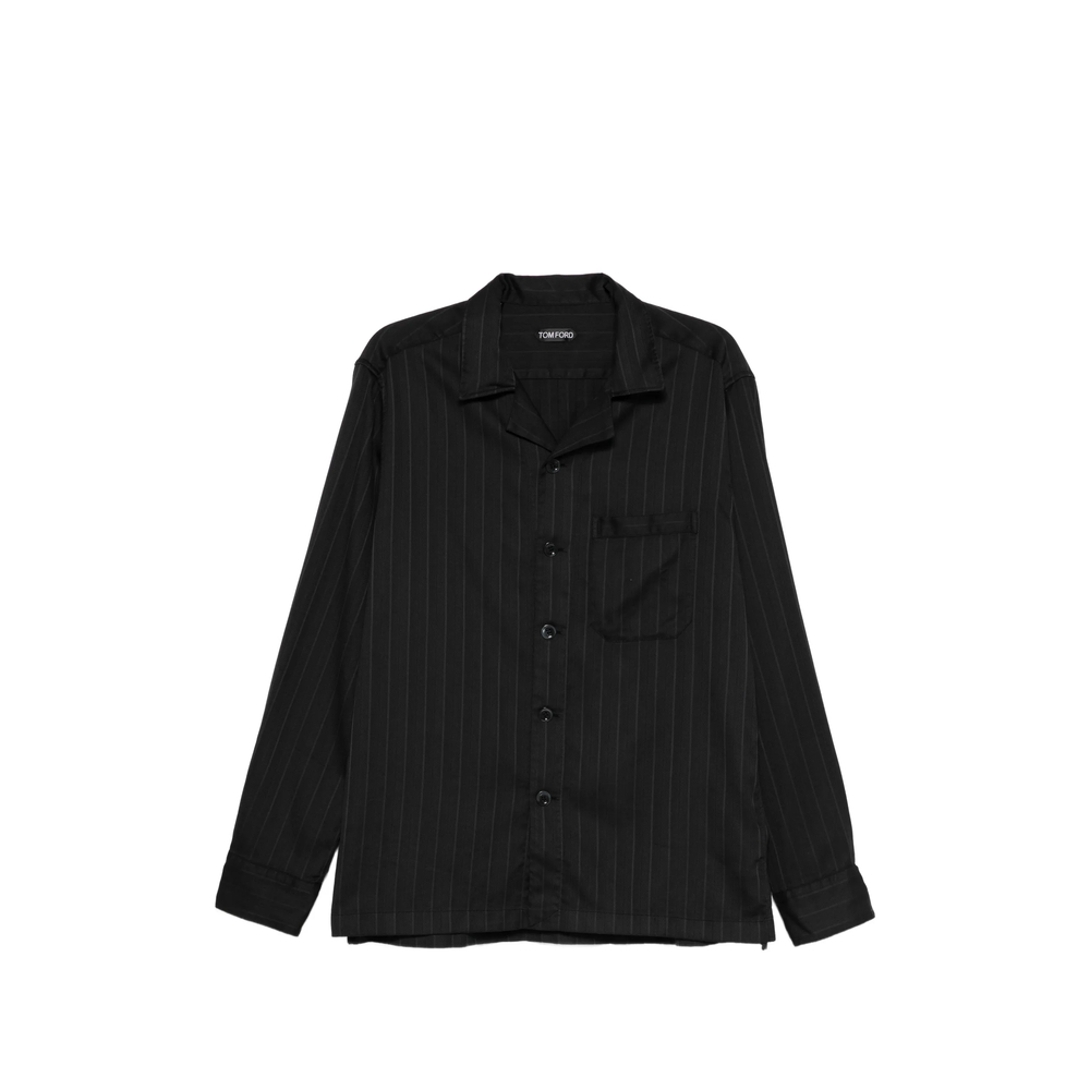 Tom Ford Pinstripe-pattern Pocket Shirt