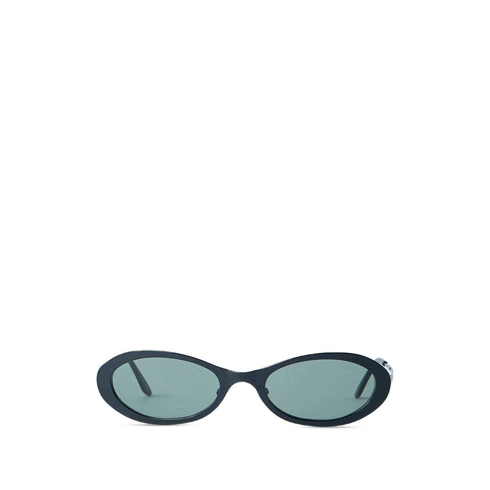 Our Legacy Oval Sunglasses With Slim Temples And Tinted Lenses. Oval FramesTinted LensesSlim Temples
