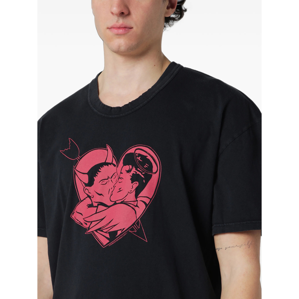Loose Print-Detail T-Shirt