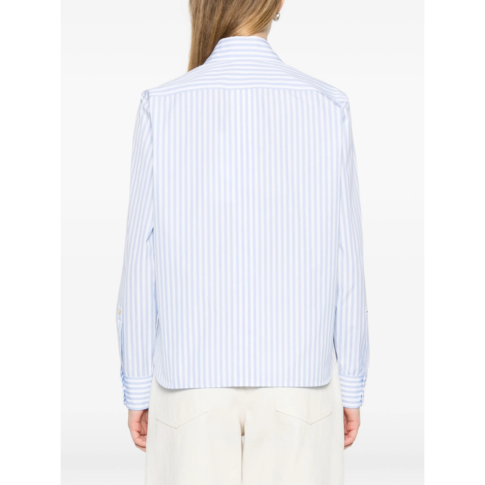 Stripe-Pattern Shirt