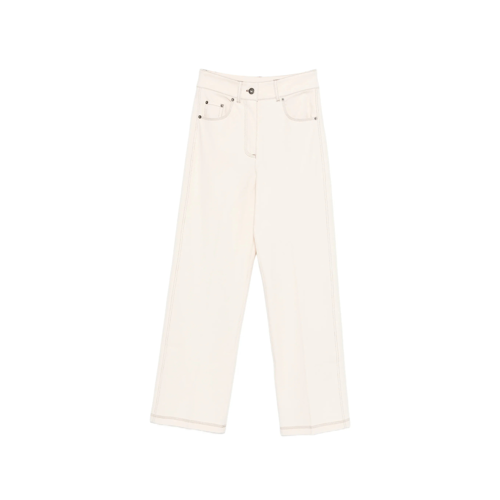 Max Mara Straight Leg Seam Jeans