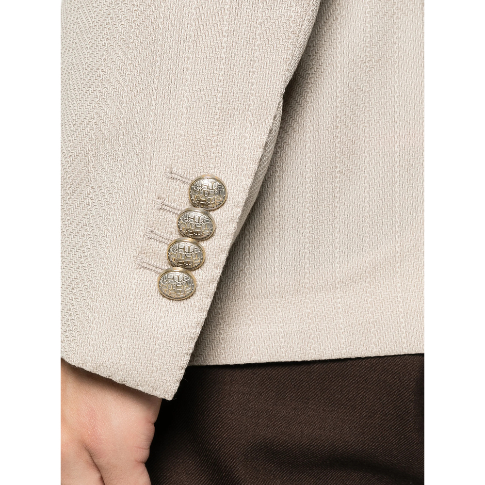 Patch-Pocket Two-Button Blazer