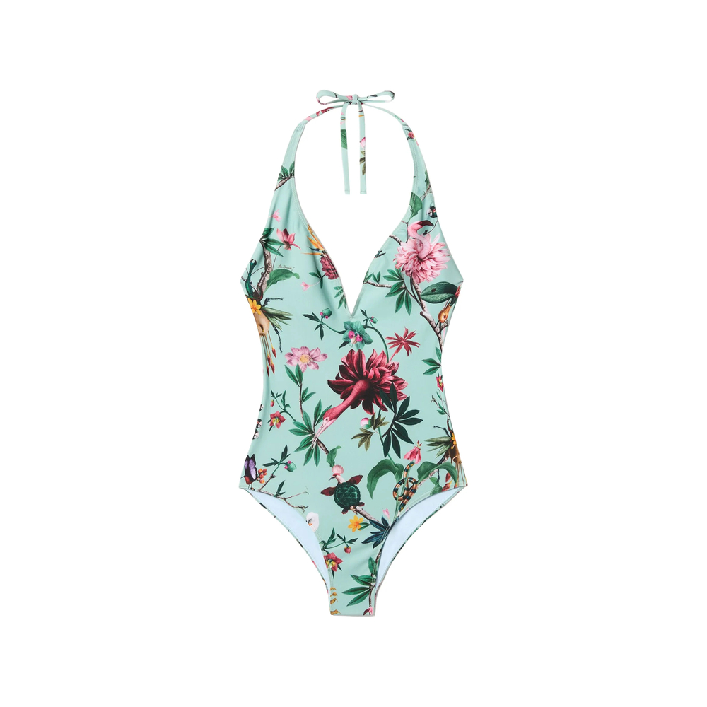 La Doublej Floral-print Swimsuit