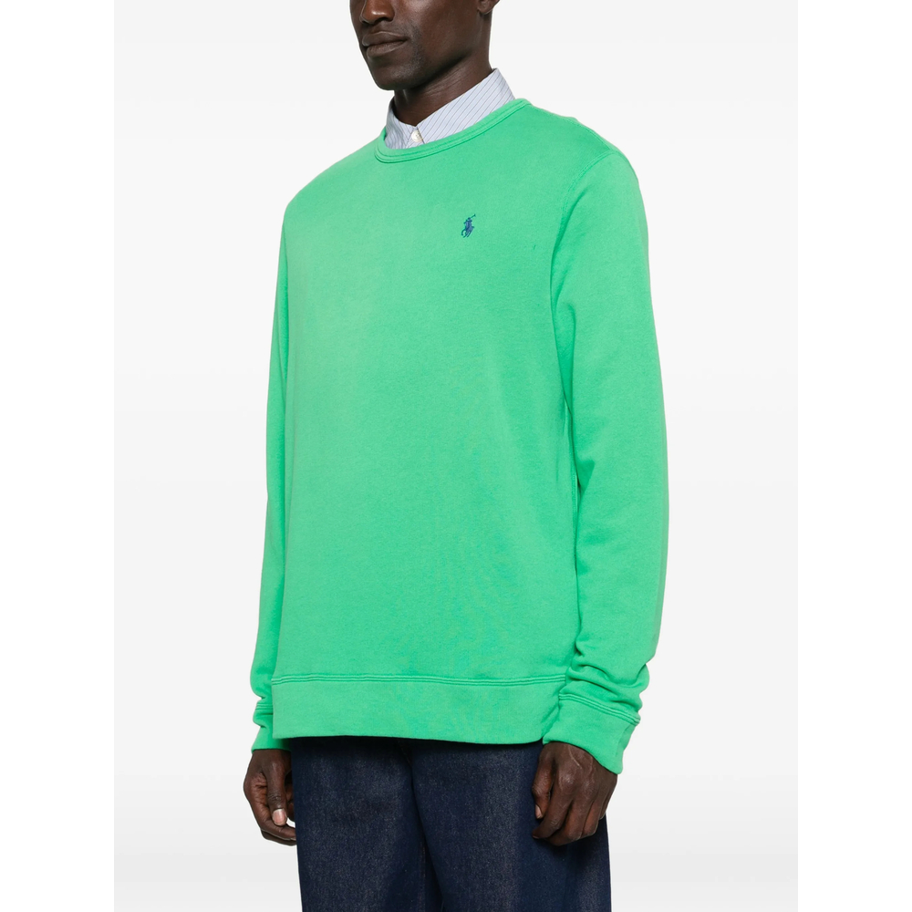 Embroidered-Logo Sweater
