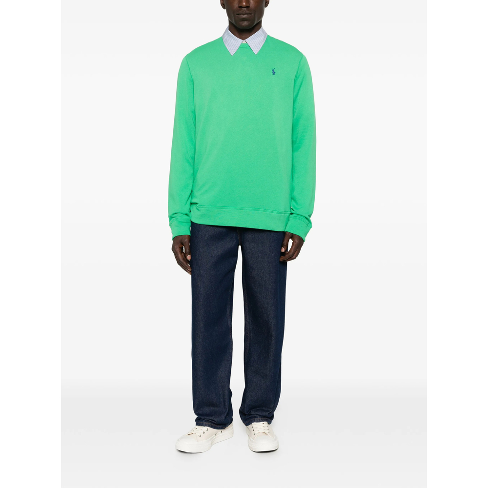 Embroidered-Logo Sweater