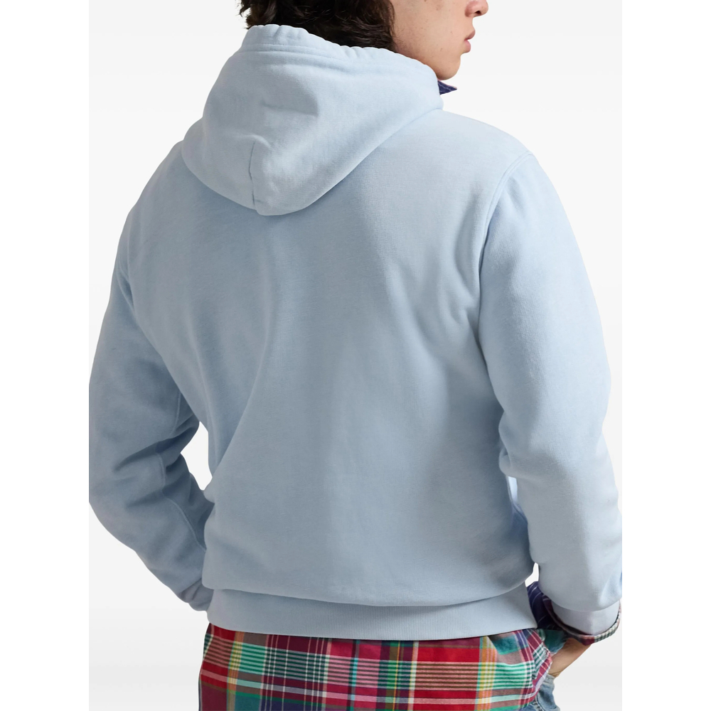 Logo-Print Drawstring Hoodie