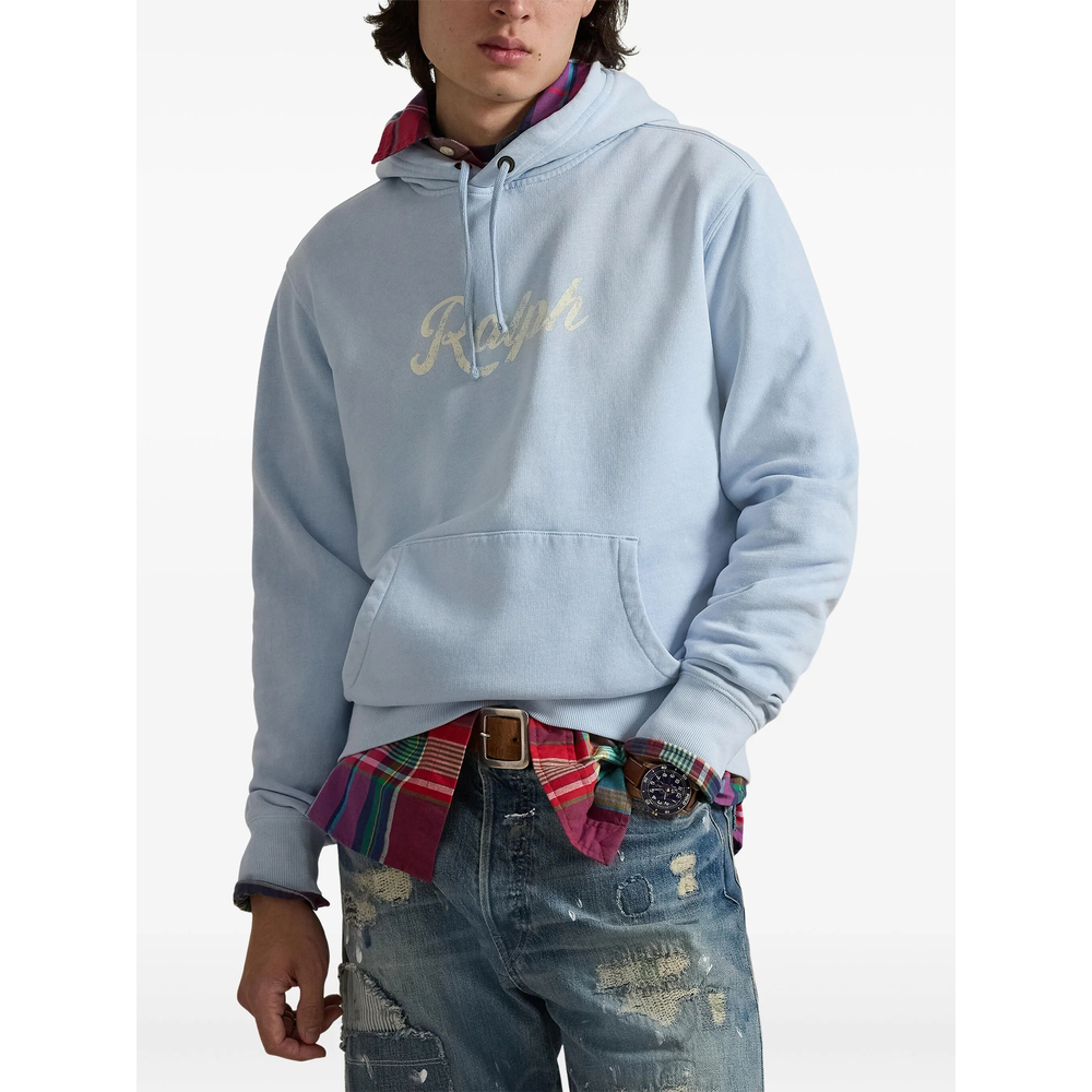 Logo-Print Drawstring Hoodie