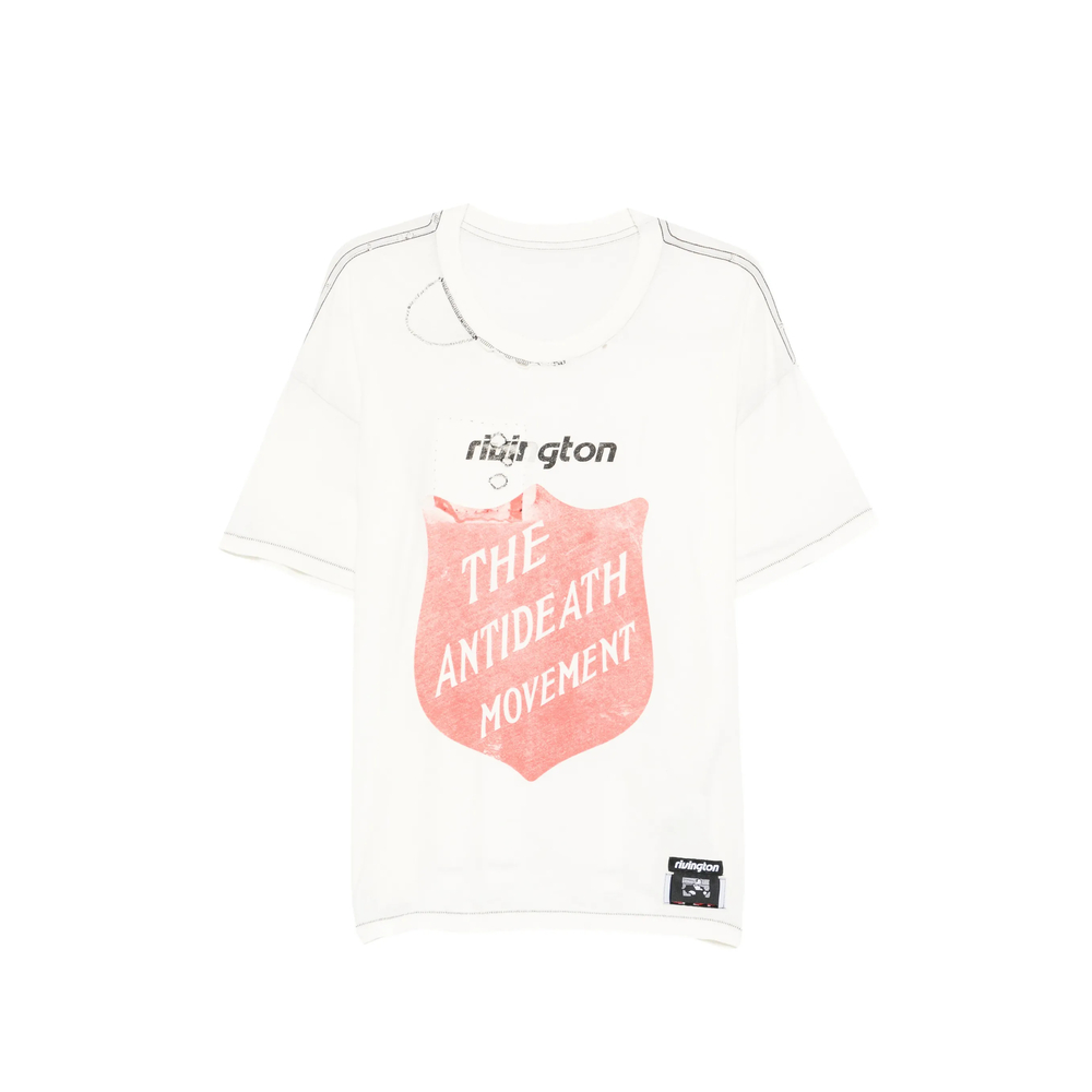 Rivington Roi Rebis Graphic-print Distressed T-shirt
