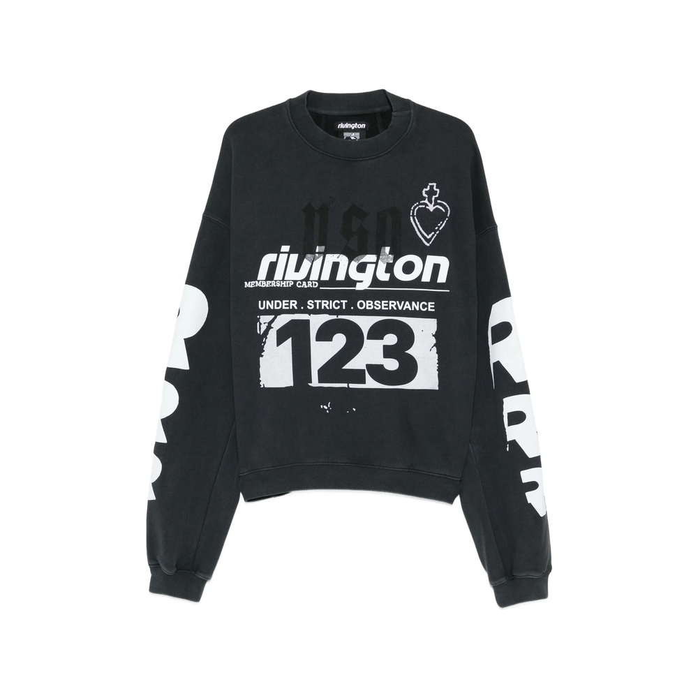 Rivington Roi Rebis Graphic-print Logo-sleeve Sweatshirt