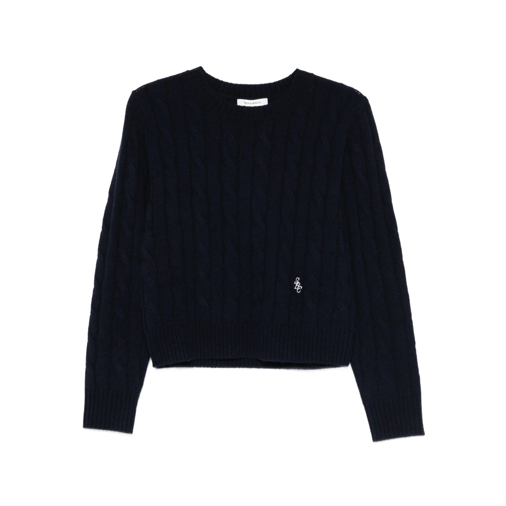 Cable-Knit Sweate
