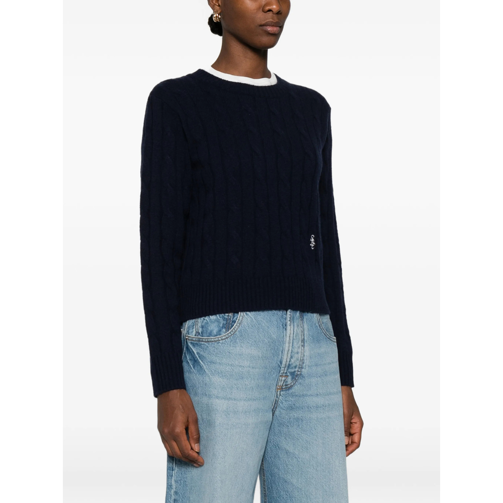 Cable-Knit Sweate