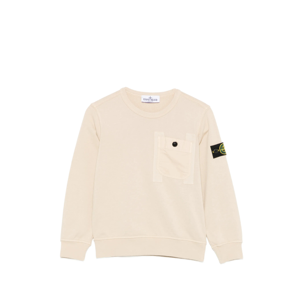 Stone Island Chest-pocket Crew-neck Sweatshirt